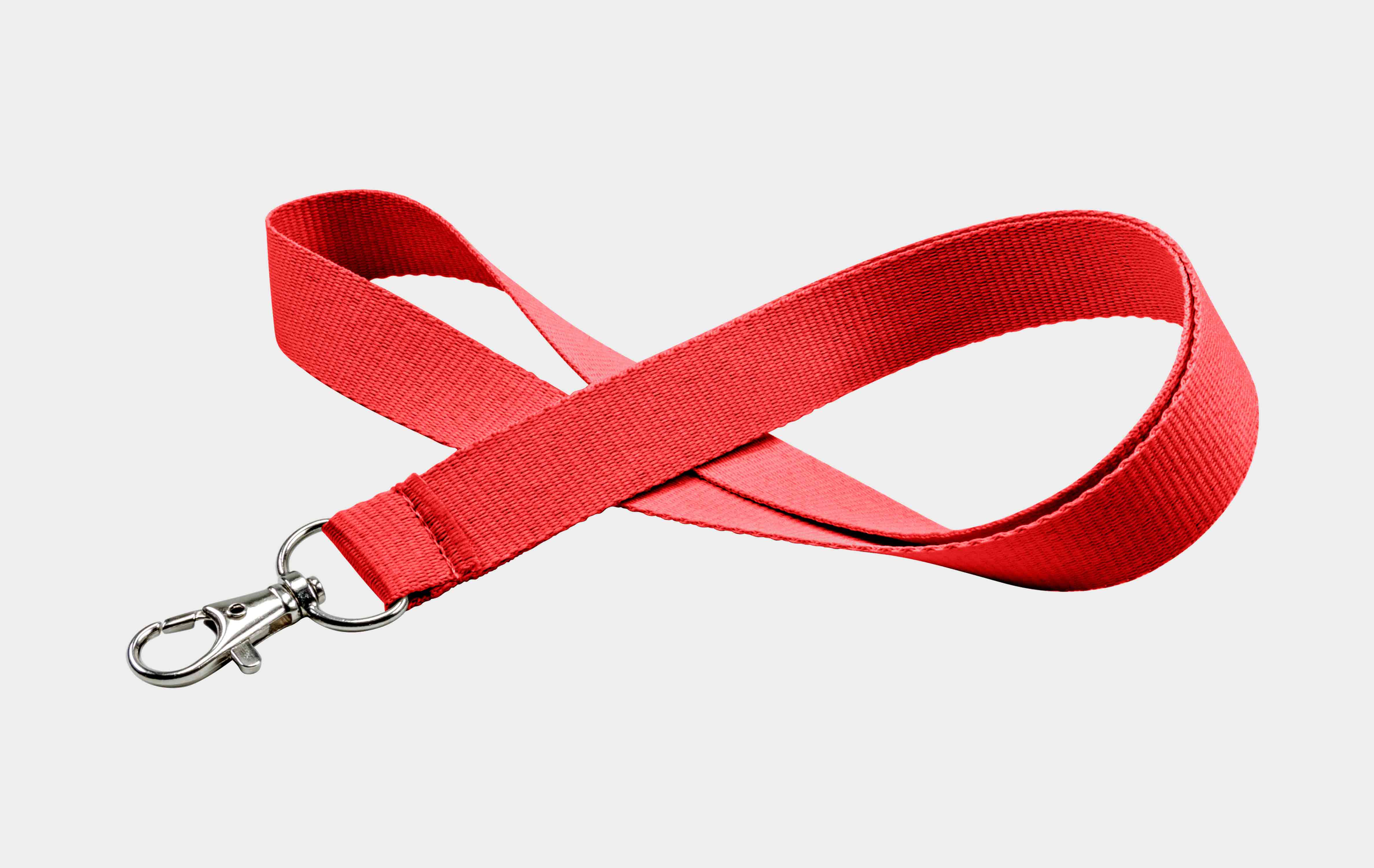 Schlüsselbänder 20 mm, easy going Haken, rot