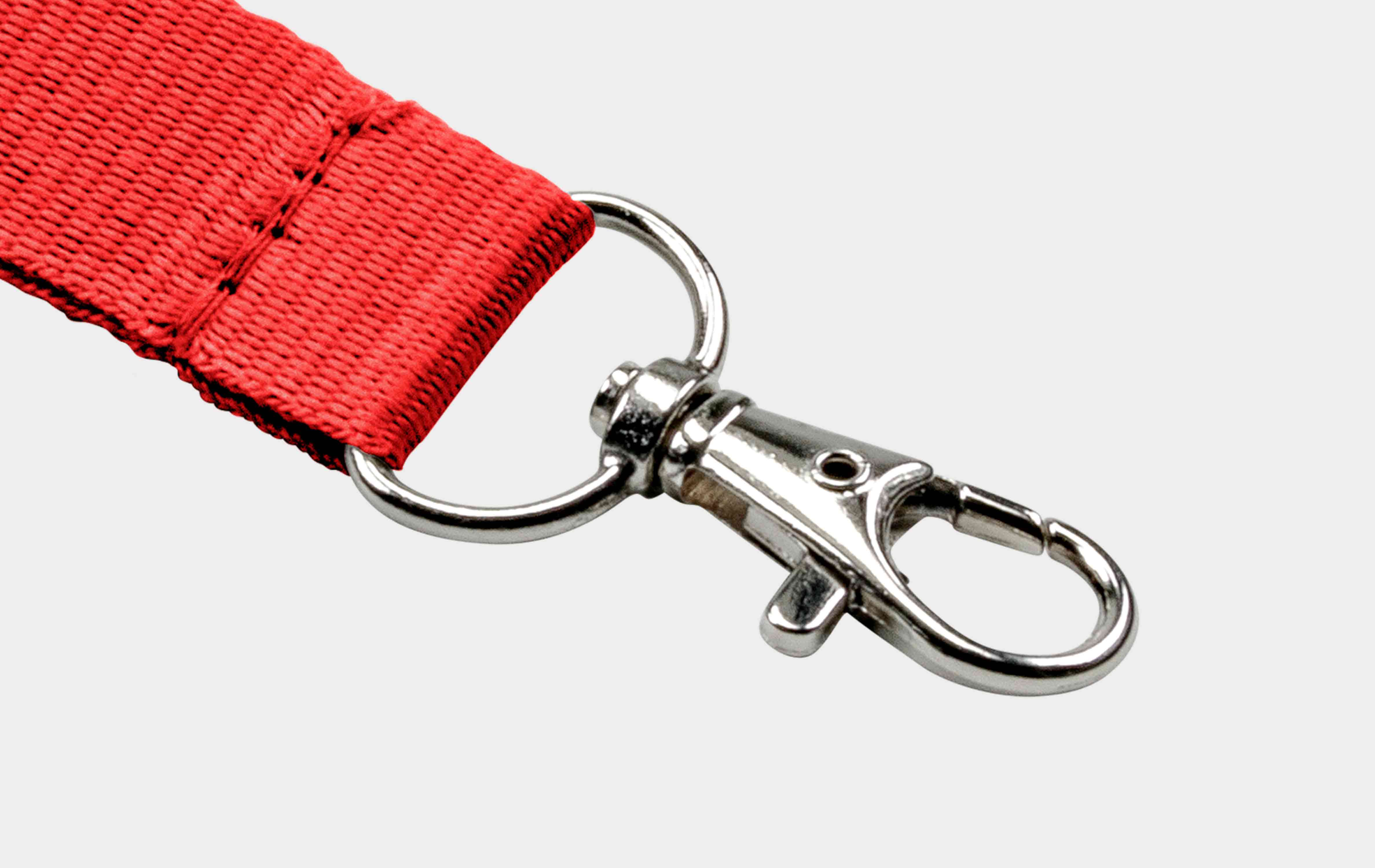 Schlüsselbänder 20 mm, easy going Haken, rot